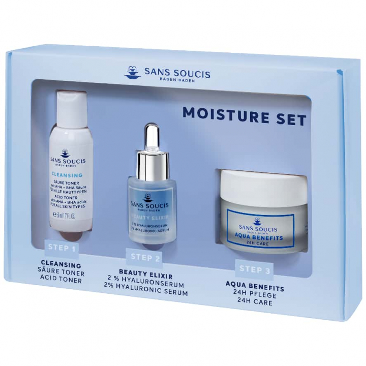 Sans Soucis Moisture Set i gruppen Sans Soucis / Ansiktsvrd / Beauty Elixir hos Nails, Body & Beauty (CS25506)