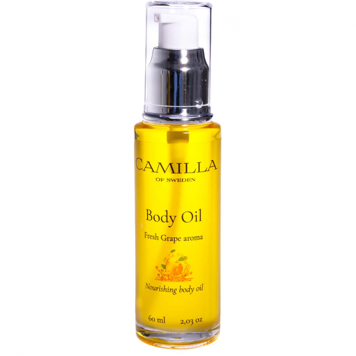 Camilla of Sweden Body Oil Fresh Grapefruit – Återfuktande kroppsolja med jojoba, argan & sheasmör | Naturlig hudvård för silkeslen hud