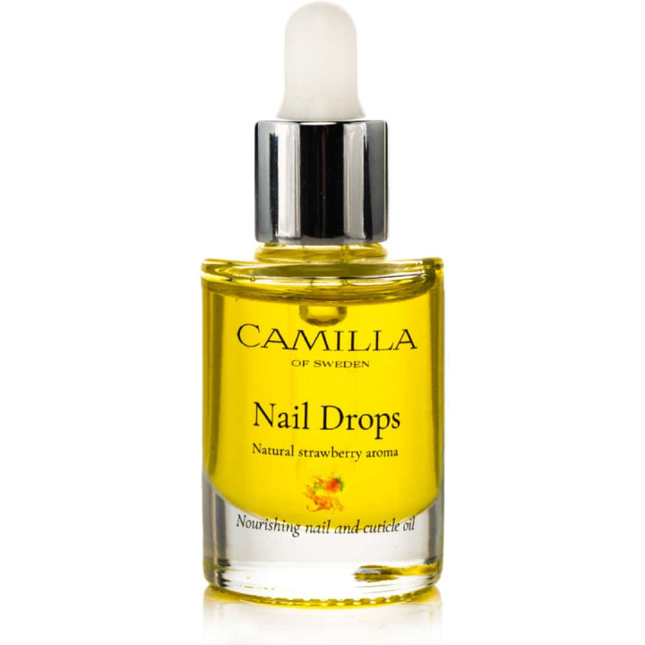 Camilla of Sweden Nail Drops Nagelolja 10ml - Jordgubb i gruppen Camilla of Sweden / Nagelolja & Handvård  hos Nails, Body & Beauty (1072-1010)