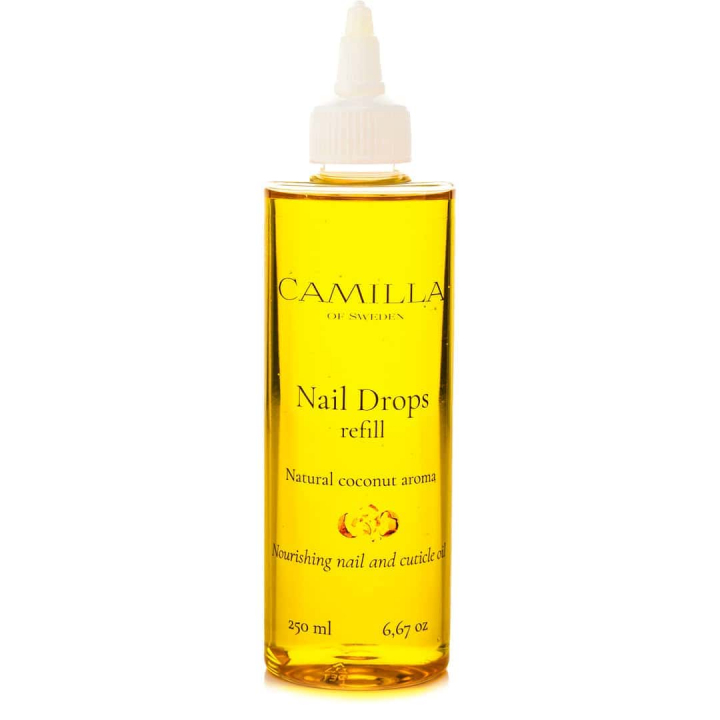 Camilla of Sweden Nail Drops Nagelolja 250ml -Refill- Coconut i gruppen Camilla of Sweden hos Nails, Body & Beauty (1073-200)