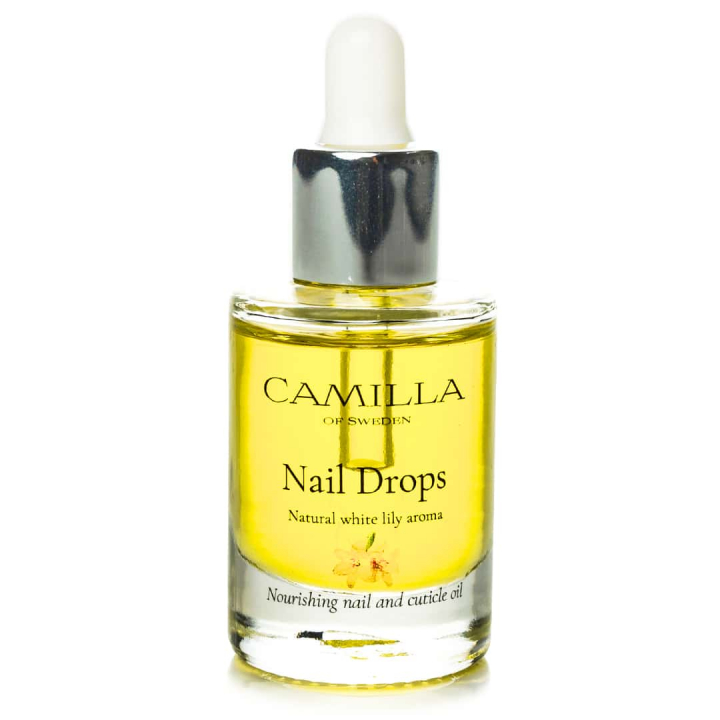 Camilla of Sweden Nail Drops Nagelolja 10ml - White Lily i gruppen Camilla of Sweden / Nagelolja & Handvård  hos Nails, Body & Beauty (1076-1010)