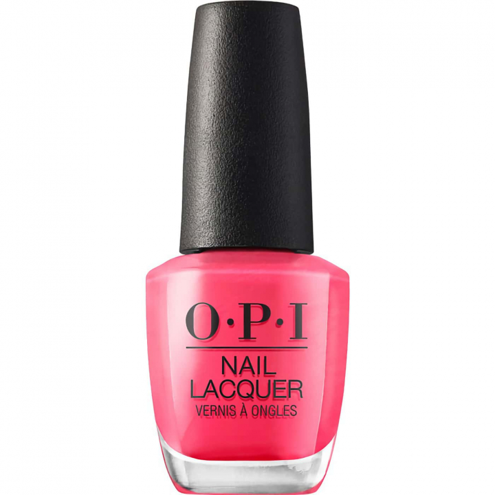 OPI Strawberry Margarita - Livligt rosa nagellack - Perfekt för somrig manikyr och pedikyr - Fräsch rosa nyans