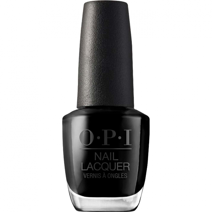 OPI Lady in Black - elegant svart nagellack med hg glans fr tidls och sofistikerad manikyr