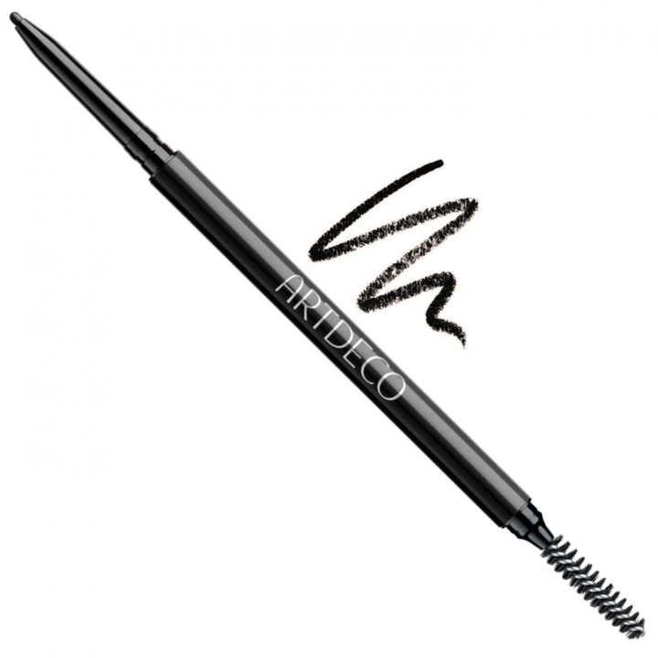 Artdeco Ultra Fine Brow Liner Nr.11 Coal – Kolsvart gonbrynspenna med ultrafin spets och integrerad stylingborste