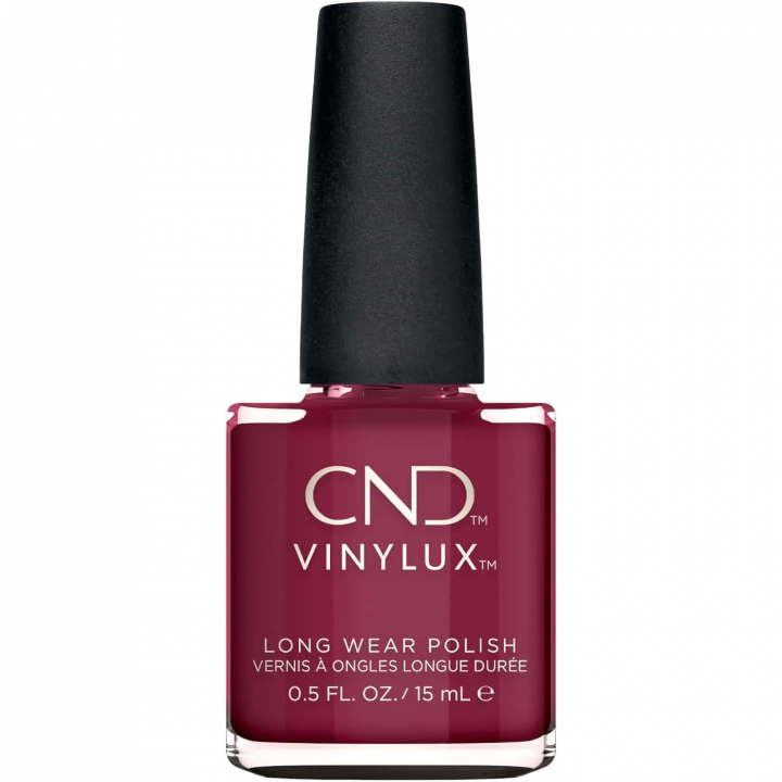 CND Vinylux Nr.111 Decadence – Elegant bordeauxrd nagellacksnyans med krmig finish fr en sofistikerad look