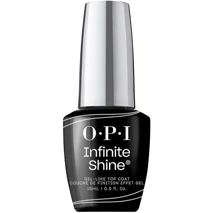 OPI Infinite Shine Gel-Like Top Coat – Gelliknande topplack med hög glans och lång hållbarhet – Veganskt nagellacksskydd