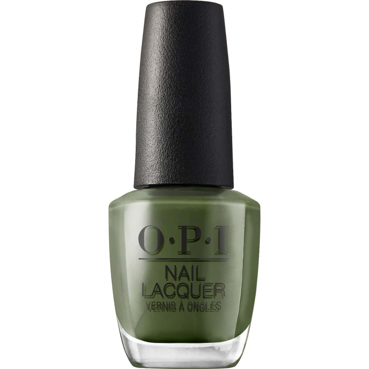 OPI Suzi - The First Lady of Nails – djup armgrn nyans med krmig finish – elegant manikyr ret runt