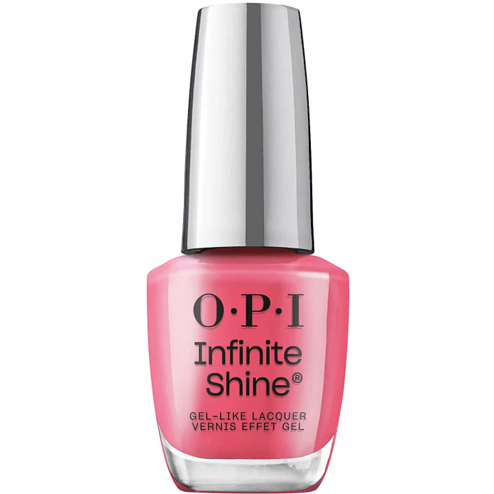 OPI Infinite Shine Strawberry Margarita - Långvarigt rosa nagellack - Perfekt för glansig manikyr och pedikyr - Frisk rosa färg