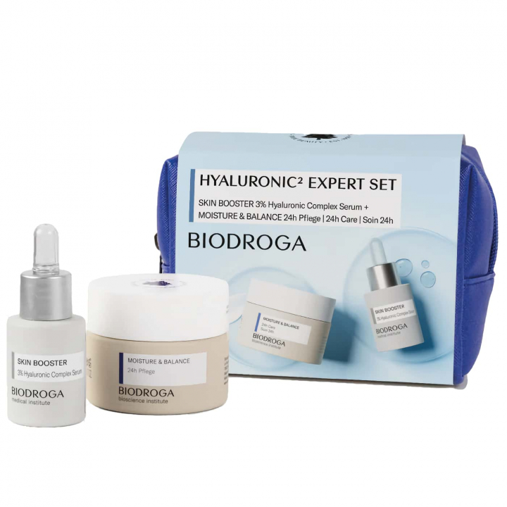 Biodroga Hyaluronic Expert Set - 24hr Cream & Hyaluronic Serum | Intensiv terfuktning