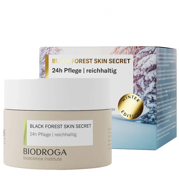 Biodroga Black Forest Skin Secret 24h Care | Rich – intensiv terfuktning och skydd mot kyla och torr luft 