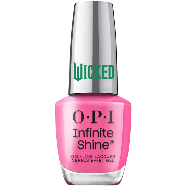 Ljusrosa nagellack från OPI Wicked-serien, perfekt för en lekfull och fräsch manikyr som passar vid alla tillfällen.