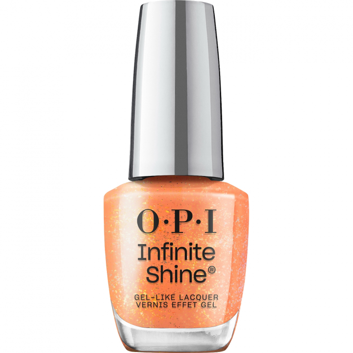 OPI IS Dreamsicle - Apelsinfrgat nagellack med gyllene glitter fr en frgstark och energifylld manikyr