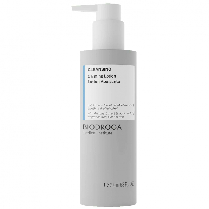 Biodroga Calming Lotion - Ansiktsvatten med panthenol och hyaluronsyra som lugnar, återfuktar och stärker känslig hud