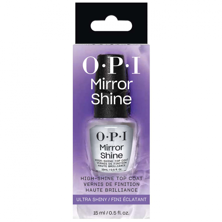 OPI Mirror Shine High-Shine Top Coat - Högglansigt topplack - Skyddar nagellack och ger spegelblank finish